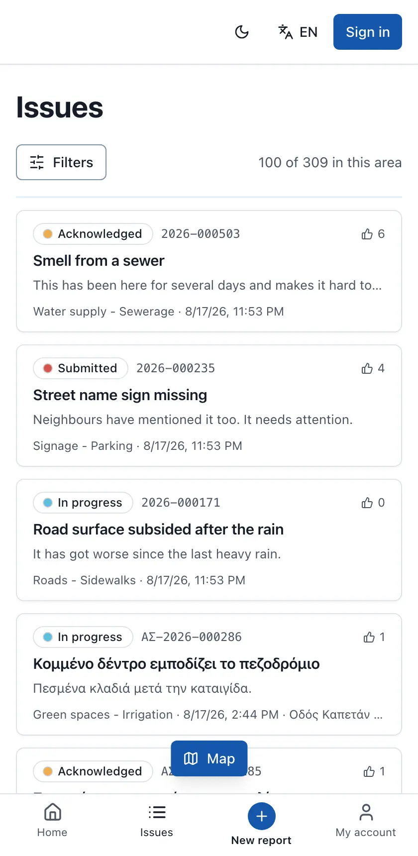 Citizen portal